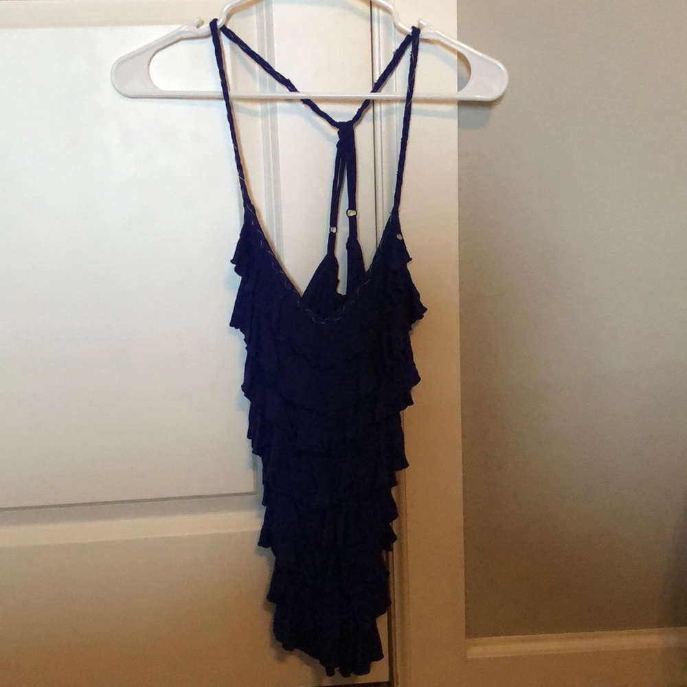 GUESS- dark blue chopped nice top!! I love this!!